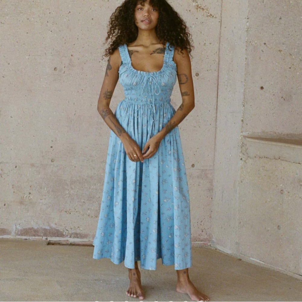DÔEN EMMARETTA MIDI DRESS